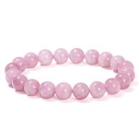 Braccialetti in cristallo naturale, quarzo rosa, Cerchio, lucido, gioielli di moda & per la donna, rosa, 8-10mm, Lunghezza Appross. 18 cm, Venduto da PC