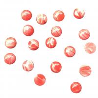 Edelstein Cabochons, Synthetische Türkis, rund, DIY & verschiedene Größen vorhanden, rot, 100PCs/Tasche, verkauft von Tasche