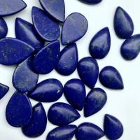 lapis sintentico cabochon, Lacrima, DIY, blu, 20x30mm, 100PC/borsa, Venduto da borsa