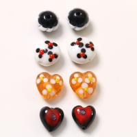 Ruční Lampwork korálky, Vinuté, DIY & různé styly pro výběr, více barev na výběr, Prodáno By PC