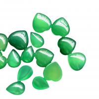 Cabochon en agate, agate verte, DIY & normes différentes pour le choix, vert, 100PC/sac, Vendu par sac