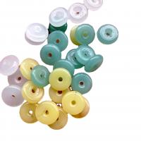 Spacer Perler Smykker, Lampwork, Runde, du kan DIY, flere farver til valg, 10mm, 100pc'er/Bag, Solgt af Bag