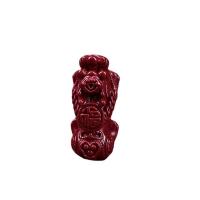 Cinnabar Beads Mythical Wild Animal DIY 7-36mm Sold By PC