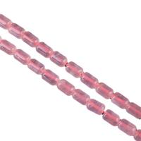 Natuurlijke Rose Quartz parels, Rozenkwarts, Kolom, DIY & verschillende grootte voor keus, Per verkocht Ca 39 cm Strand