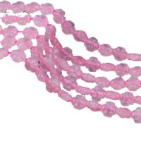 Natuurlijke Rose Quartz parels, Rozenkwarts, Four Leaf Clover, DIY & verschillende grootte voor keus, Per verkocht Ca 39 cm Strand