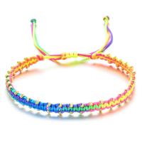 Bijoux bracelets de mode, Cordon de noeud, avec Seedbead, fait à la main, bijoux de mode & réglable & pour femme, plus de couleurs à choisir, Longueur Environ 16-30 cm, Vendu par PC