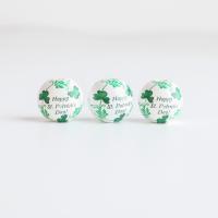 Gioielli Spacer Beads, Schima Superba, DIY, verde, 16mm, Appross. 100PC/borsa, Venduto da borsa