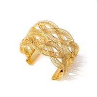 Zinc Alloy Cuff Bangle, Snake, guldfarve belagt, justerbar & for kvinde & hule, Indvendig diameter:Ca. 68mm, Solgt af PC