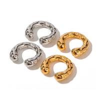 304ステンレススチール イヤリングクリップ, ファッションジュエリー & 女性用, 無色, 19.40x20.30mm, 売り手 ペア