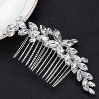 Decorative Hair Combs Zinc Alloy fashion jewelry & for woman & with rhinestone nickel lead & cadmium free Sold By PC