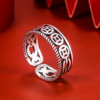 Ring Finger mosiądz, Platerowane w kolorze srebra, biżuteria moda & dla kobiety, bez zawartości niklu, ołowiu i kadmu, 7x1mm, średnica wewnętrzna:około 18mm, sprzedane przez PC