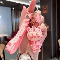 Zinc Alloy Key Clasp with Soft PVC cute & multifunctional nickel lead & cadmium free Sold By PC