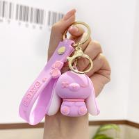 Zinc Alloy Key Clasp with Soft PVC cute & multifunctional nickel lead & cadmium free Sold By PC