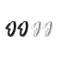 925 argento sterlina orecchino a sostegno, placcato, gioielli di moda & per la donna, nessuno, Diametro interno:Appross. 8mm, Venduto da coppia