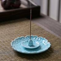 Traditional Ceramic Inserted Burner Incense Seat Porcelain half handmade for home and office & durable Sold By PC