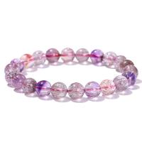 Kristal armbanden, Ronde, gepolijst, mode sieraden & verschillende kwaliteiten voor de keuze & verschillende grootte voor keus & voor vrouw, meer kleuren voor de keuze, Lengte Ca 18 cm, Verkocht door PC