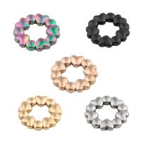 304ステンレススチール ペンダント, ファッションジュエリー & ユニセックス, 無色, 18x18x3mm, 穴:約 9mm, 売り手 パソコン