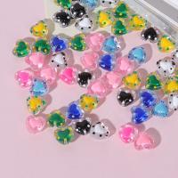 Handgemaakte Lampwork Beads, Hart, DIY & glazuur, meer kleuren voor de keuze, 12mm, Verkocht door PC