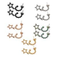 ステンレス鋼イヤリング, 304ステンレススチール, ファッションジュエリー & 女性用, 無色, 32x21x3mm, 売り手 ペア