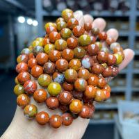 Zhanguo Red Agate Bracelet Round polished fashion jewelry & Unisex Length Approx 18 cm Sold By PC