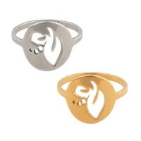 Stainless Steel Finger Ring 304 Stainless Steel plated Unisex US Ring .5 Sold By PC