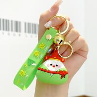 Zinc Alloy Key Clasp Soft PVC with Zinc Alloy fashion jewelry & multifunctional Sold By PC