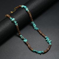 Colliers coquillage, coquille, avec turquoise, bijoux de mode & styles différents pour le choix & pour homme, protéger l'environnement, sans nickel, plomb et cadmium, Vendu par PC