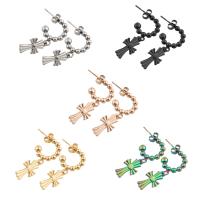 ステンレス鋼イヤリング, 304ステンレススチール, ファッションジュエリー & 女性用, 無色, 35x20x4mm, 売り手 ペア