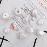 Grânulos de plástico ABS, Pérolas de plástico ABS, platinado colorido, DIY & Vario tipos a sua escolha, branco, 10PCs/Bag, vendido por Bag