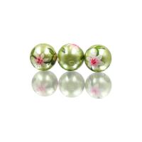 Fashion Glazen kralen, Glas, DIY, groen, 18mm, Verkocht door PC