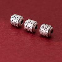 925 Sterling Silber Perlen, plattiert, DIY, originale Farbe, 8mm, Bohrung:ca. 3mm, verkauft von PC