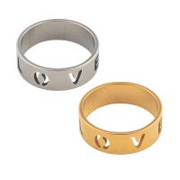 Stainless Steel Finger Ring 304 Stainless Steel plated Unisex US Ring .5 Sold By PC