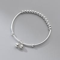 Sterling Silver Armband, 925 sterling silver, mode smycken, nickel, bly och kadmium gratis, 17cm, Säljs av PC