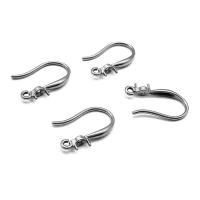 Stainless Steel Hook slangetje, 304 roestvrij staal, DIY, oorspronkelijke kleur, 9x17mm, Verkocht door PC