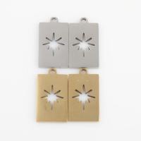 Stainless Steel Pendants 304 Stainless Steel plated DIY Sold By Bag