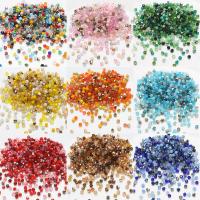 Spacer Perler Smykker, Glasperler, du kan DIY, flere farver til valg, 4mm, Ca. 200pc'er/Bag, Solgt af Bag