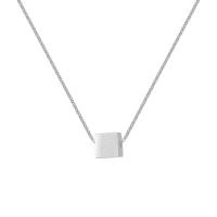 Colliers en argent sterling, argent sterling 925, cygne, Placage, bijoux de mode & pour femme, argent, 40-45CM, Vendu par PC