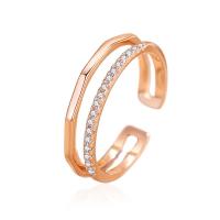 Cubic Zirconia Micro Pave 925 Sterling Silver Rings plated micro pave cubic zirconia & for woman Sold By PC