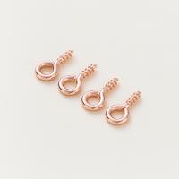 Brass Hooks Eye Screws Nail fashion jewelry nickel lead & cadmium free 2mm 2.5mm Approx 50/Bag Sold By Bag