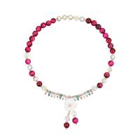 Cristal Pulsera, con Ojo de tigre, chapado, Doble capa & Joyería & para mujer, más colores para la opción, longitud aproximado 6.7 Inch, Vendido por UD