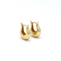 925 sterline d'argento orecchino a sostegno, placcato, gioielli di moda & per la donna, nessuno, assenza di nichel,piombo&cadmio, 19mm, Diametro interno:Appross. 6mm, Venduto da coppia