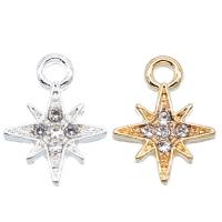 Zinc Alloy Rhinestone Pendants plated DIY & with rhinestone nickel lead & cadmium free Sold By Bag