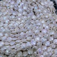 Barokna Kulturan Slatkovodni Pearl perle, možete DIY, bijel, 9-10mm, Prodano Per Približno 15 inčni Strand