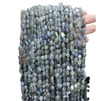 Perles Pierre de lune, Moonstone, pepite, DIY, gris, 6-8mm, Environ 45-65PC/brin, Vendu par brin