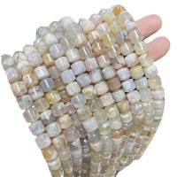 Perles agates, Agate aux fleurs de cerisier blanc, pilier, poli, DIY & normes différentes pour le choix, Vendu par brin