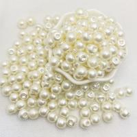 Perles en plastique ABS, Plastique ABS perle, Légèrement rond, DIY & normes différentes pour le choix, plus de couleurs à choisir, 500sol/lot, Vendu par lot