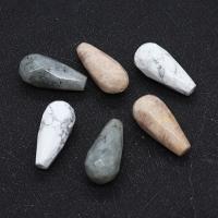 Gemstone Jewelry Karoliukai, Natūralus akmuo, Ašara, Pasidaryk pats, daugiau spalvų pasirinkimas, 12x25mm, Pardavė PC