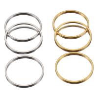 Ruostumaton teräs linkittäminen Ring, 304 Stainless Steel, päällystetty, tee-se-itse & erikokoisia valinnalle, enemmän värejä valinta, 20PC/laukku, Myymät laukku