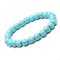 Pulseras de piedras preciosas, Piedra natural, diferentes materiales para la opción & para mujer, más colores para la opción, 8mm, longitud aproximado 29 cm, Vendido por UD