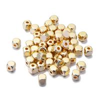 Kopparbelagd plast Bead, Square, DIY, guld, 4x4mm, 200PC/Bag, Säljs av Bag